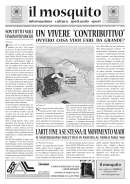 mosquito n. 5 - Tipografia Bagnoli 1920