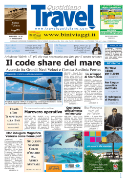 Il code share del mare