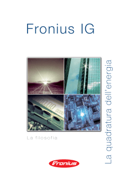 Fronius inverter - Sunshine