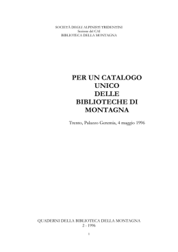 societ&agrave; degli alpinisti tridentini