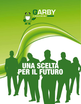 una scelta per il futuro