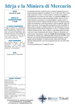 Idrja e la Miniera di Mercurio