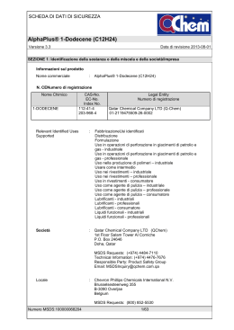 AlphaPlus® 1-Dodecene (C12H24) - Qatar Chemical Company Ltd