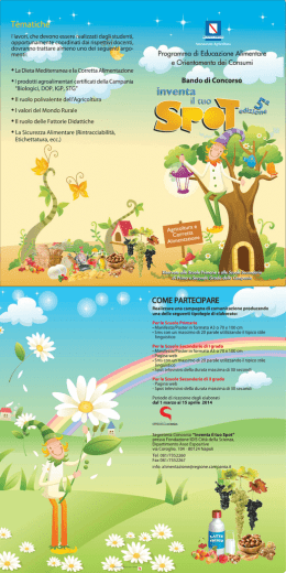 Inventa il tuo spot broch 2013