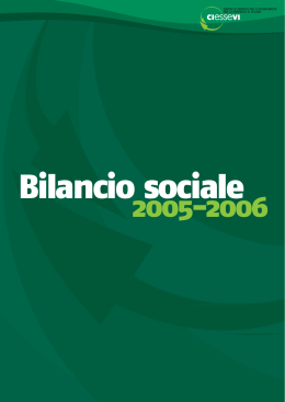 Bilancio Sociale 2005-2006