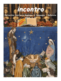 incontro - Parrocchia di Madonna in Campagna