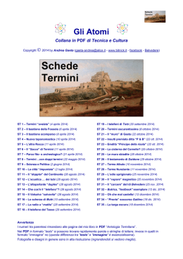 Schede Termini