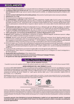 Il regolamento - Distretto Rotary 2042