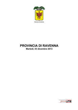Corriere di Romagna - Provincia di Ravenna