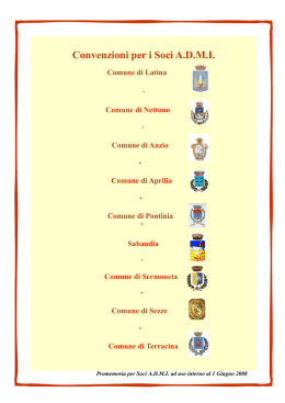 Opuscolo LATINA convenzioni A.D.M.I. GIUGNO per sito