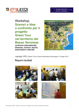 Report Workshop EASW Idee e Scenari Greenway