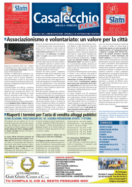 Casalecchio News n. 8 - ottobre 2013