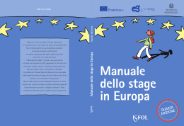 Manuale dello stage in Europa