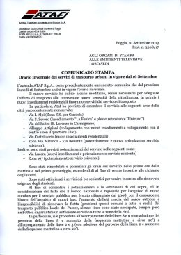 Page 1 ._ ÀZIENDA TRASPORTI AUTOMOBILISTICI FOGGIA S.P.A.