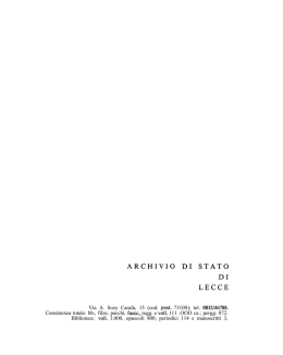 Lecce - Centro MAAS
