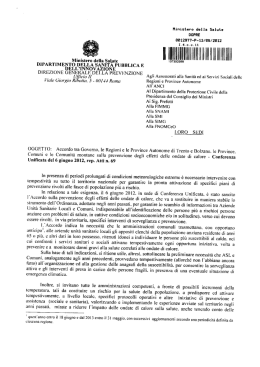 la nota ministeriale