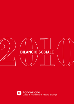 Scarica il file in PDF - Fondazione Cassa di Risparmio di Padova e
