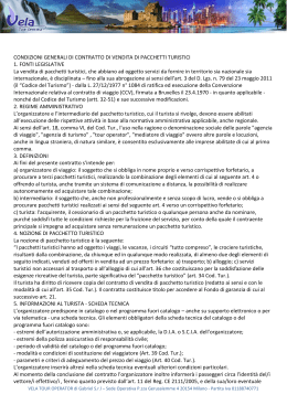 CONDIZIONI GENERALI DI CONTRATTO DI VENDITA DI