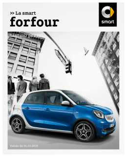 Listino prezzi smart forfour