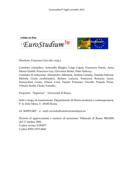 numero completo in pdf - Eurostudium