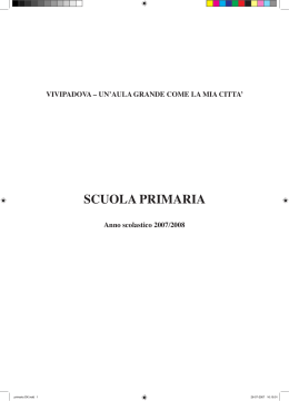 scuola primaria - Comune di Padova