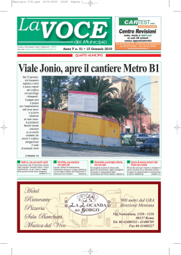 La voce del municipio