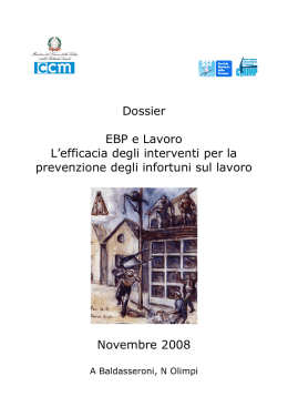 il dossier sugli interventi di prevenzione primaria (pdf 1,1 Mb)