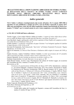 indici del bullettino dal 1889 al 2011