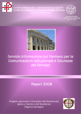 Report 2008 - Servizio di informazione sul farmaco