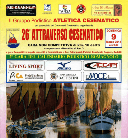 locandina 26&deg; Attraverso Cesenatico