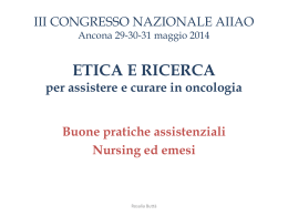 III CONGRESSO NAZIONALE AIIAO Ancona 29-30