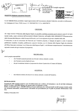 AR WC) al“ C - Consiglio Regionale della Puglia