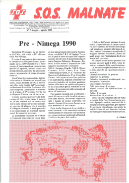 Agosto 1990 - sos malnate onlus