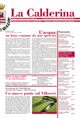 Maggio 2007 - Sito Istituzionale del Comune di Paderno Dugnano