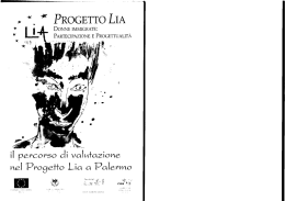 Il Percorso di Valutazione nel Progetto Lia a Palermo