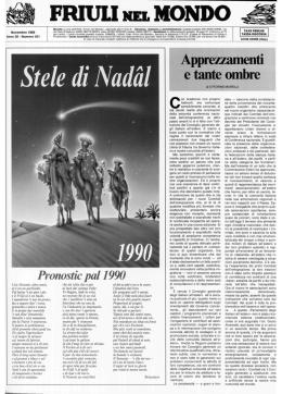 Friuli nel Mondo n. 421 novembre 1989