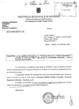 l M i da - Comune di Mojo Alcantara