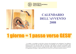 calendario dell`avvento 2008