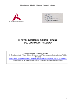 Regolamento - Fondazione Rosselli