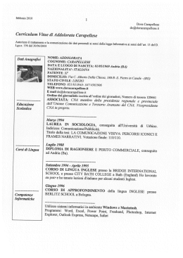 Curriculum Vitae - IZSUM