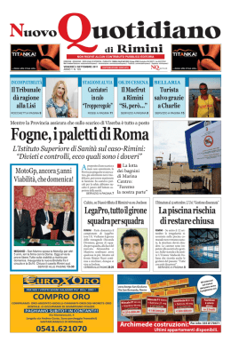 In breve - Andrea Manusia &ndash; Giornalista