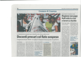 Docenti precari col fiato sospeso