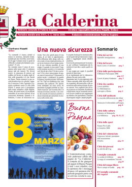 Marzo 2008 - Sito Istituzionale del Comune di Paderno Dugnano