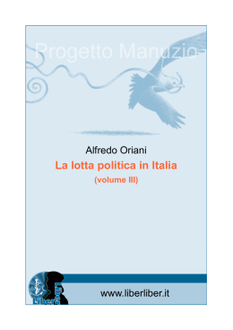 La lotta politica in Italia