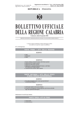 Web Based - Burc - Regione Calabria