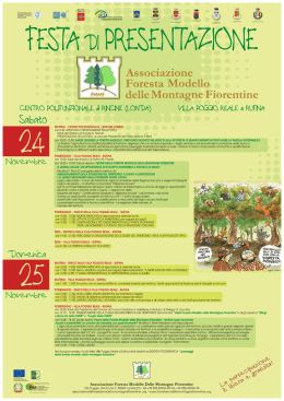 scarica il manifesto1.17 MB - Foresta Modello delle Montagne