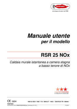 Manuale utente - schede