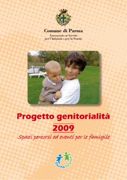 Progetto genitorialità 2009 - Centro Studi