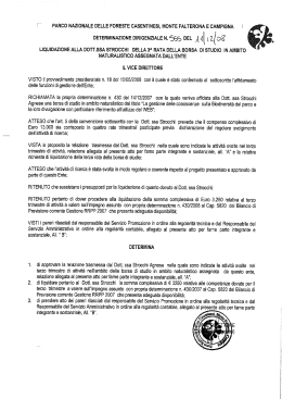 DETERMINAZIONE DIRIGENZIALE N. 555 DEL Ml r7,(02
