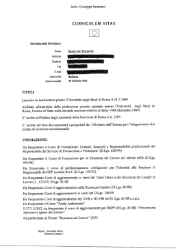 curriculum vitae